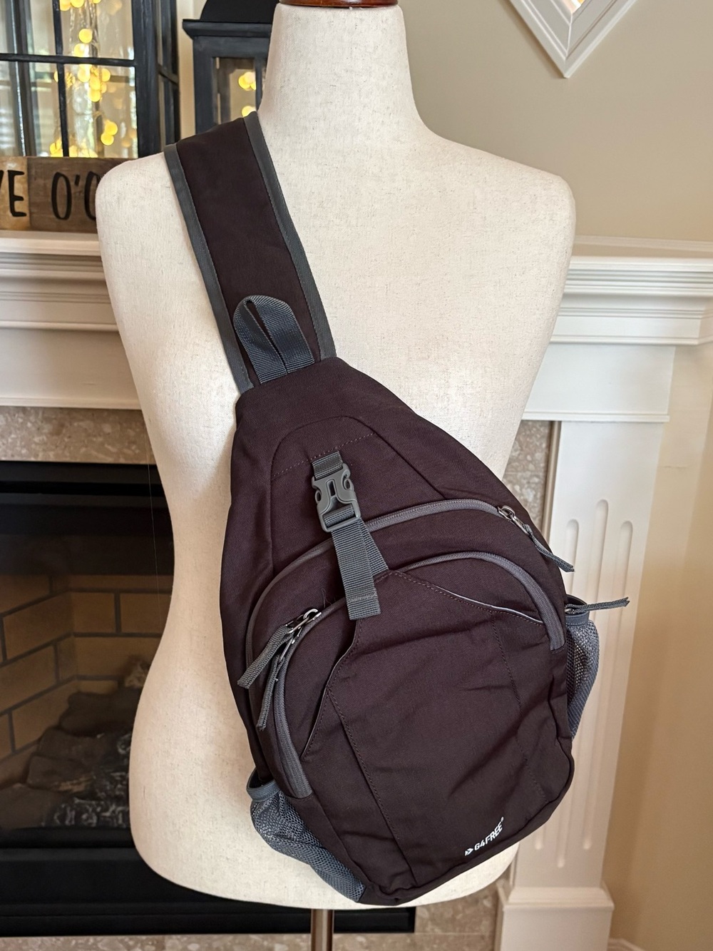 Crossbody Sling Bag - Black